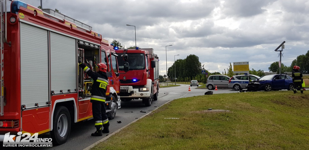Wypadek na skrzyżowaniu Pileckiego z Orłowską