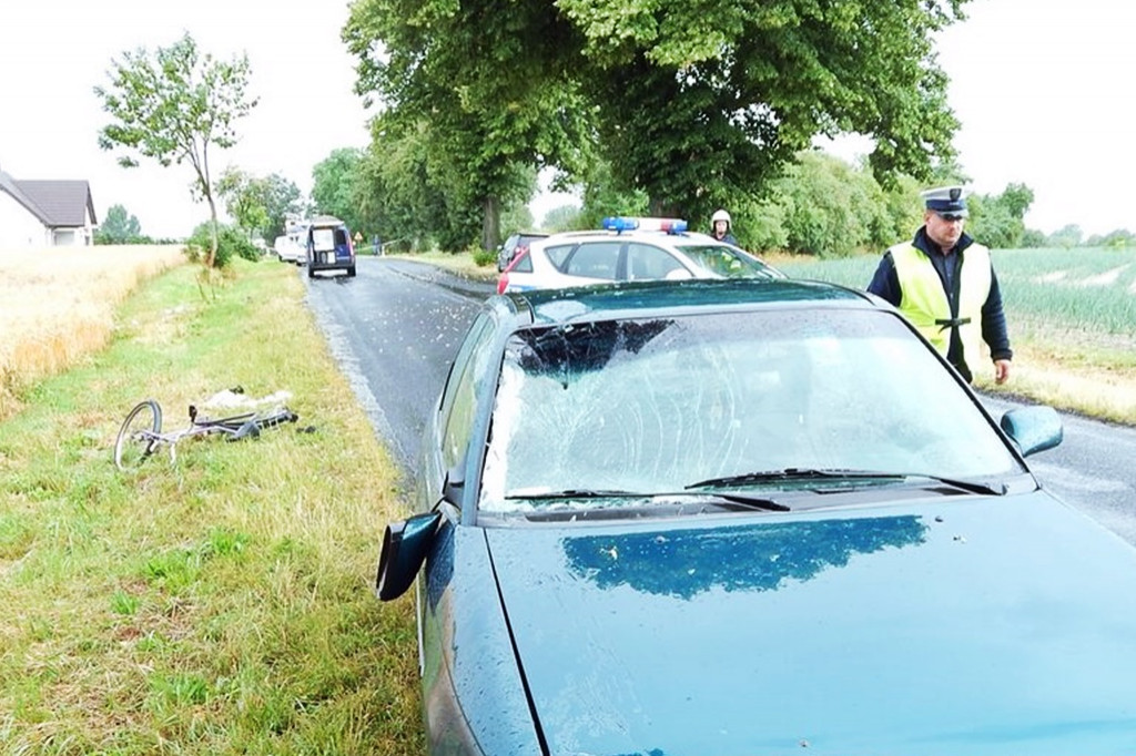 Śmiertelne potrącenie rowerzysty