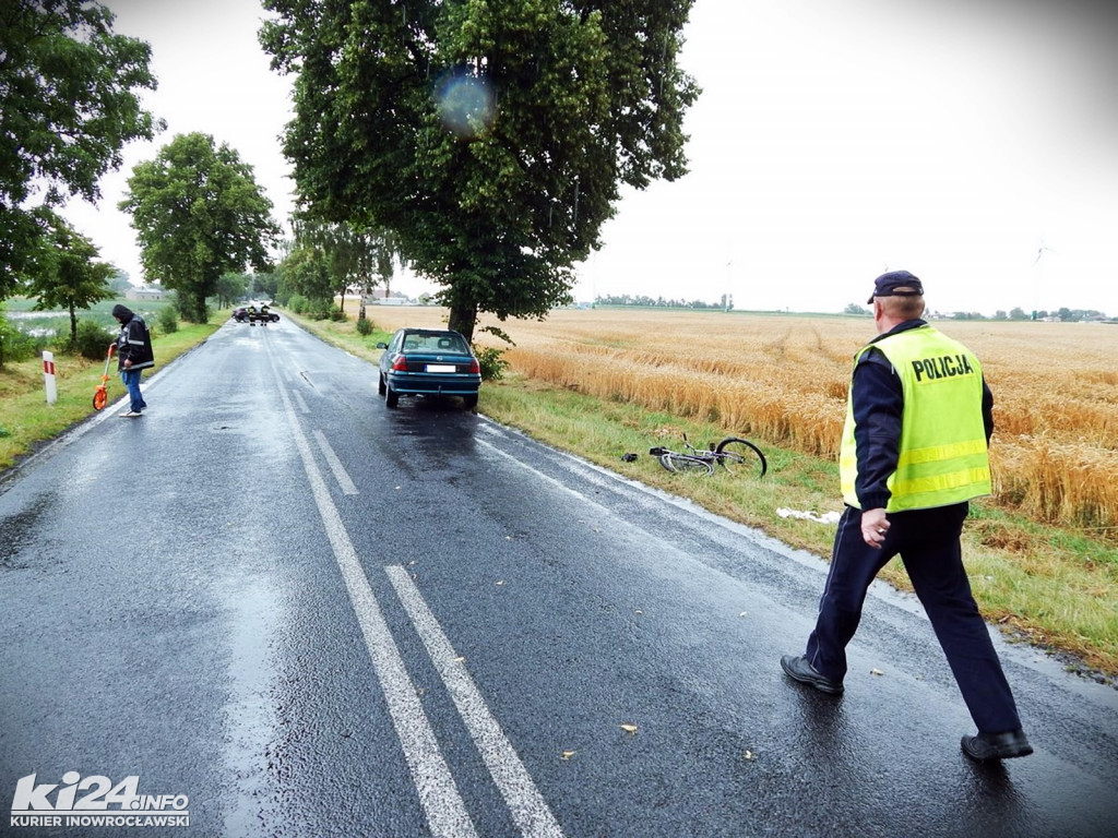 Śmiertelne potrącenie rowerzysty