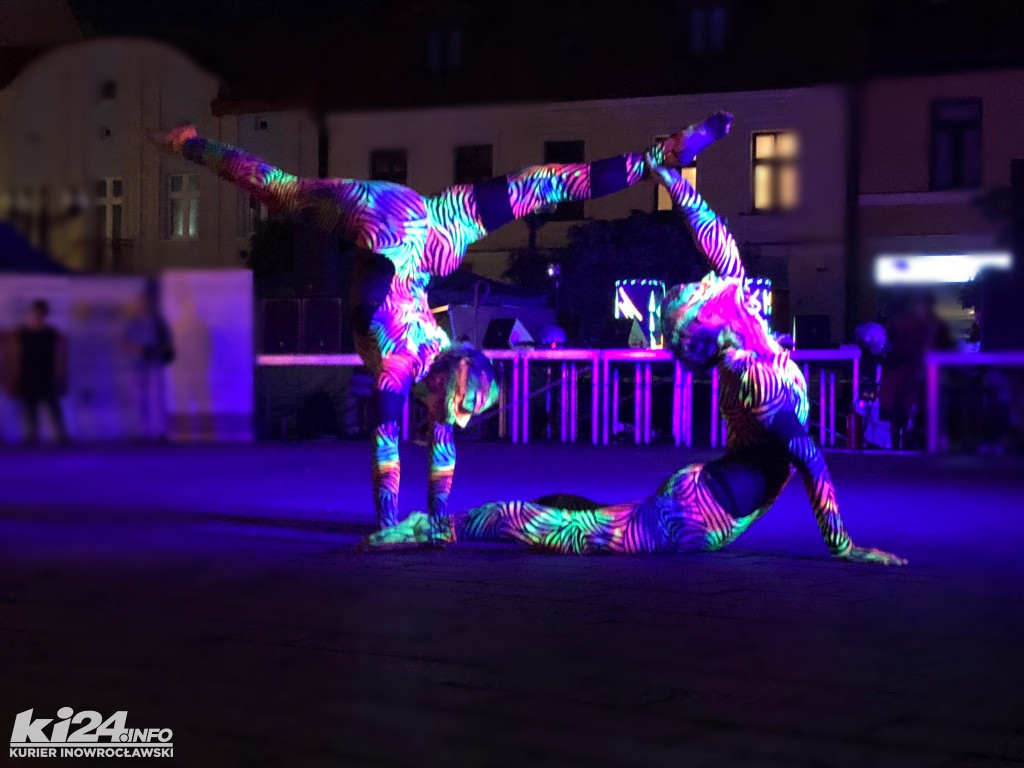 Fireshow na inowrocławskim Rynku