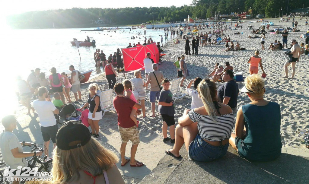 Poszukiwania zaginionego w jeziorze w Przyjezierzu
