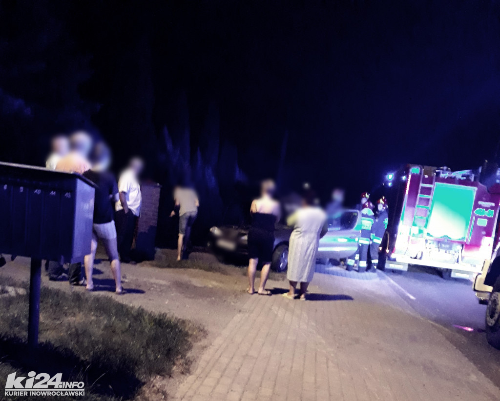 Nocna kraksa w Ludzisku