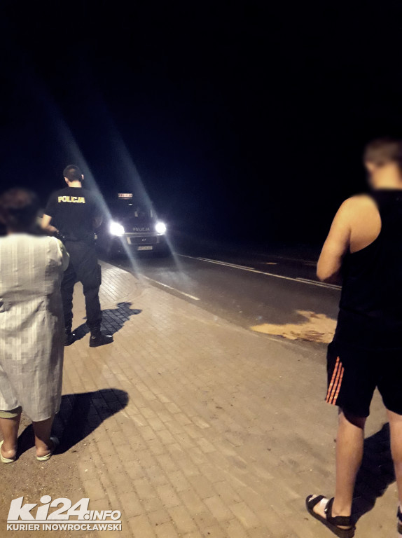 Nocna kraksa w Ludzisku
