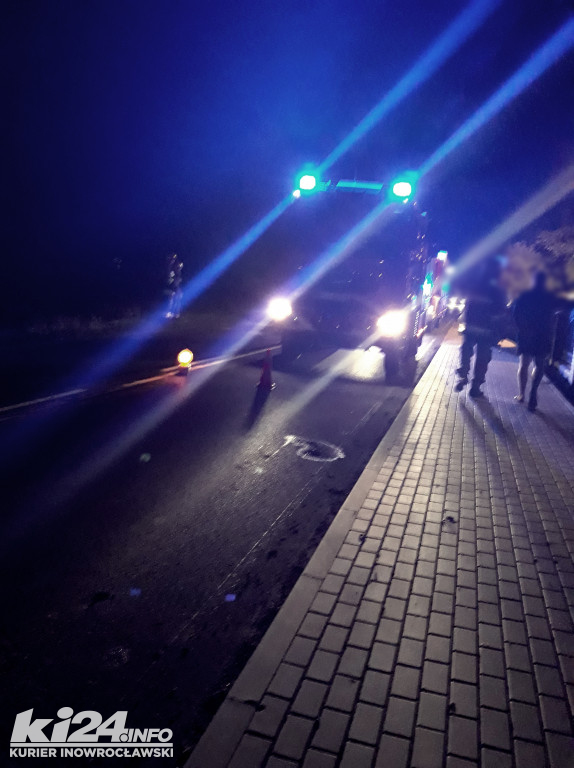 Nocna kraksa w Ludzisku
