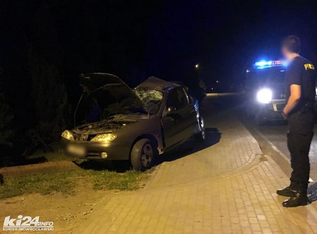 Nocna kraksa w Ludzisku