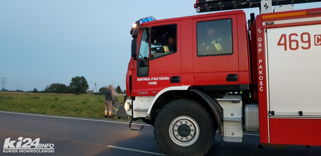 Dachowanie osobówki w Wielowsi