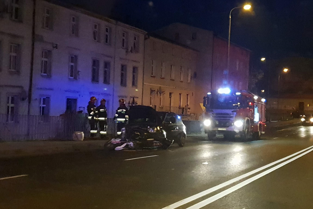 Wypadek na wiadukcie dworcowym