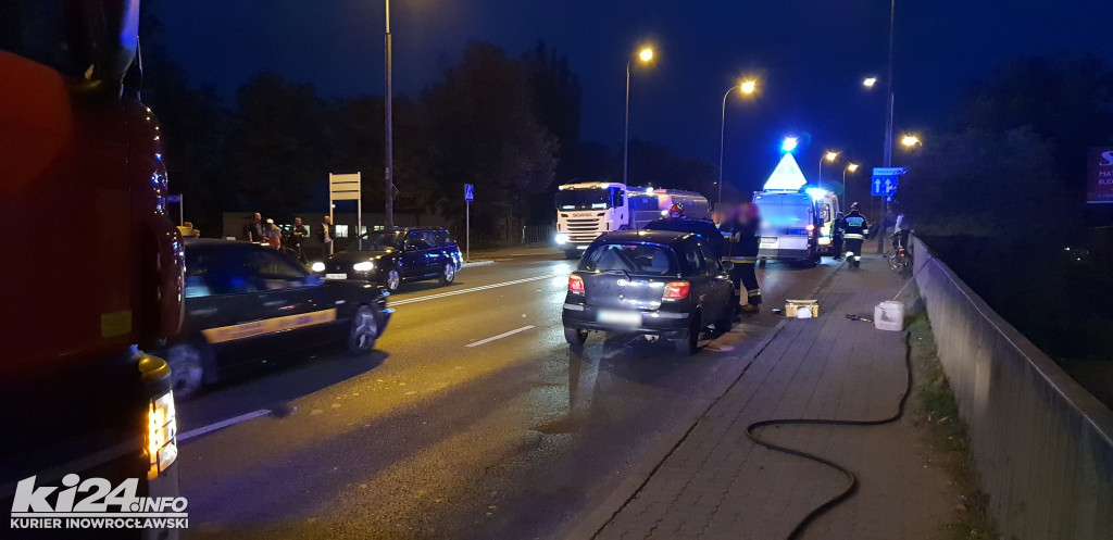 Wypadek na wiadukcie dworcowym