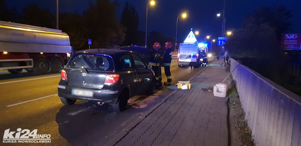 Wypadek na wiadukcie dworcowym