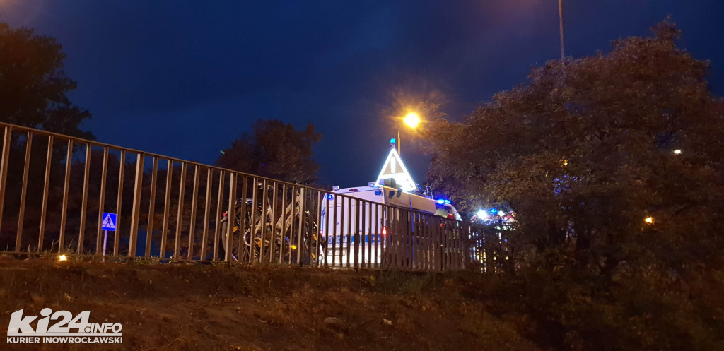 Wypadek na wiadukcie dworcowym