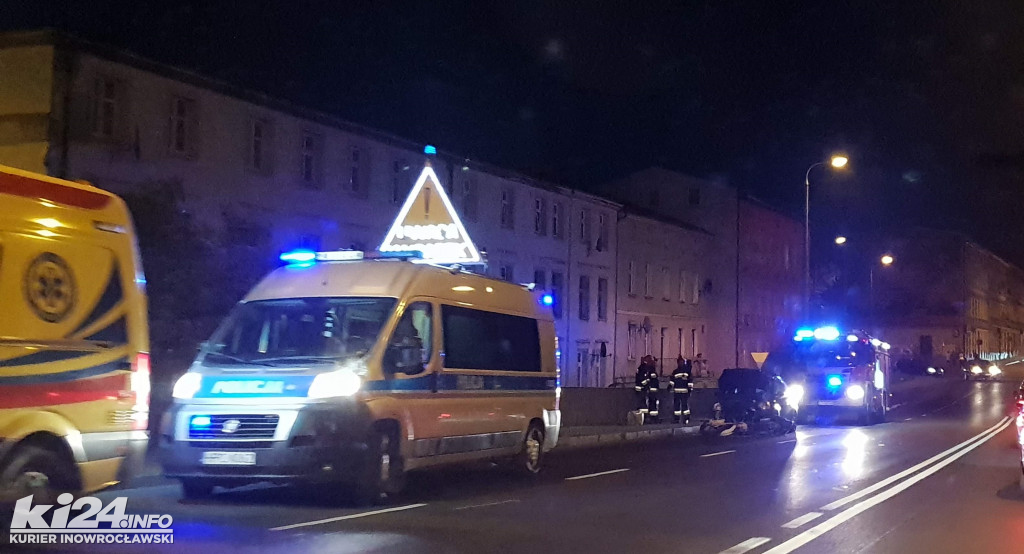 Wypadek na wiadukcie dworcowym