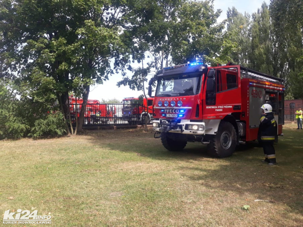 Pożar hotelu w Janikowie