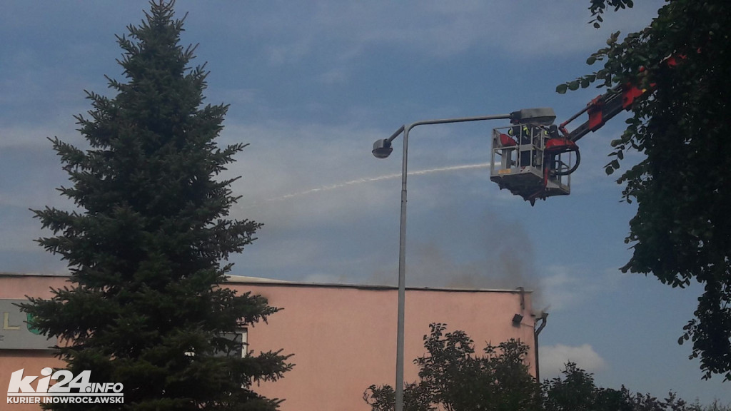 Pożar hotelu w Janikowie