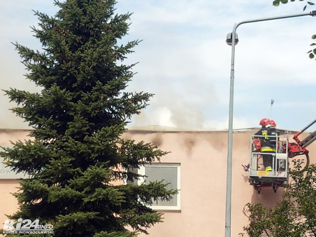 Pożar hotelu w Janikowie