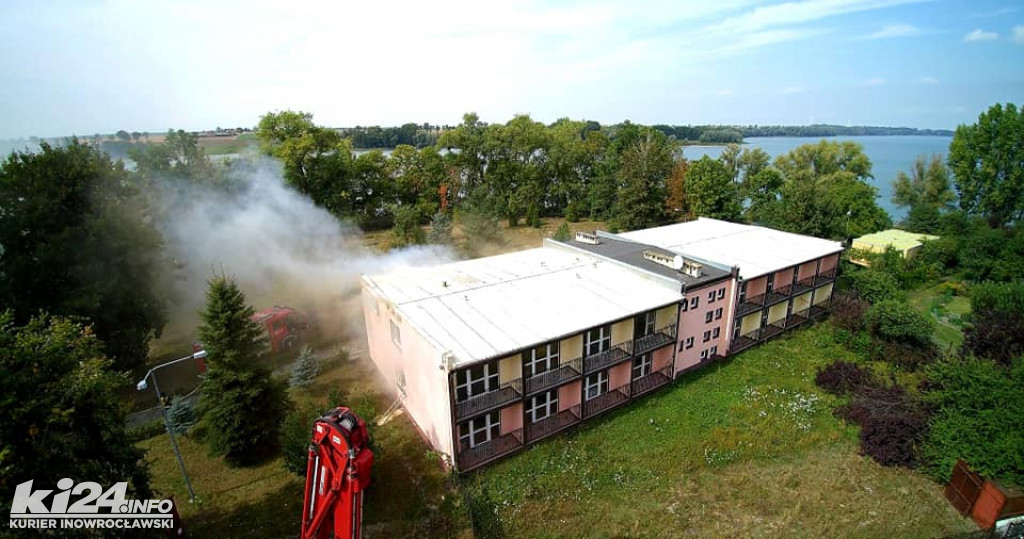 Pożar hotelu w Janikowie