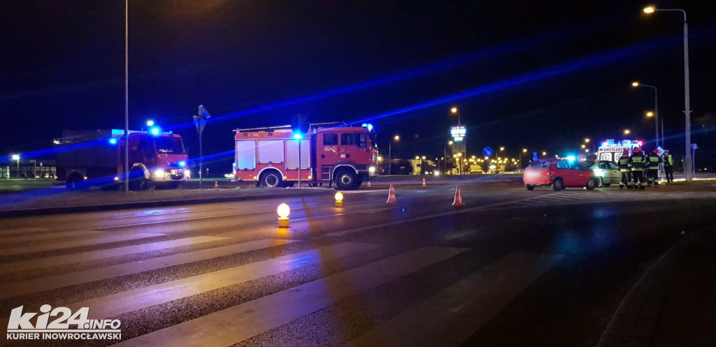 Kolizja na rąbińskim skrzyżowaniu