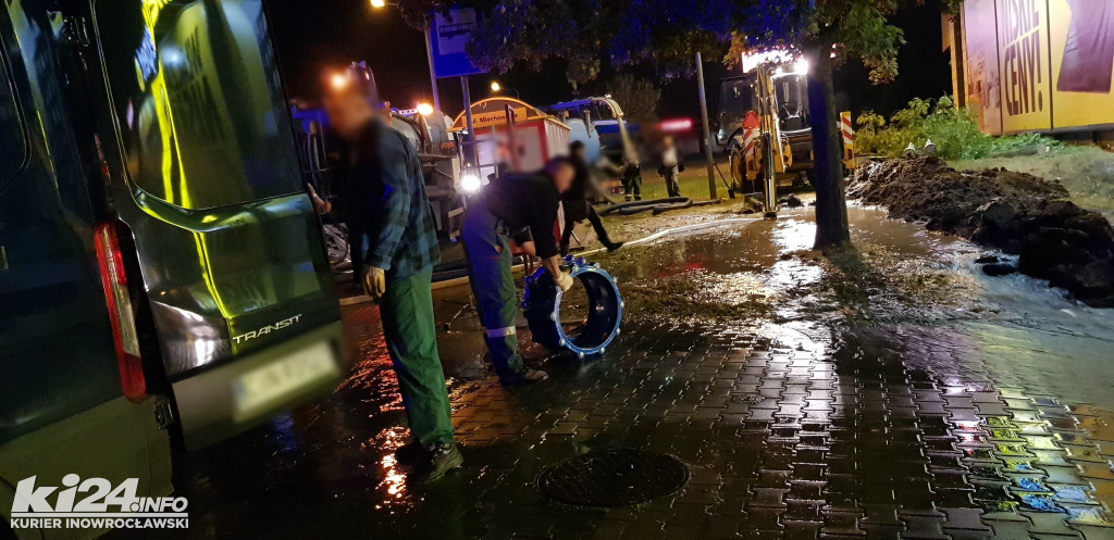Awaria wodociągu w Inowrocławiu