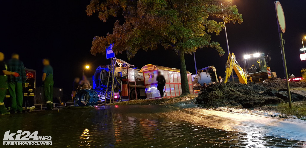 Awaria wodociągu w Inowrocławiu