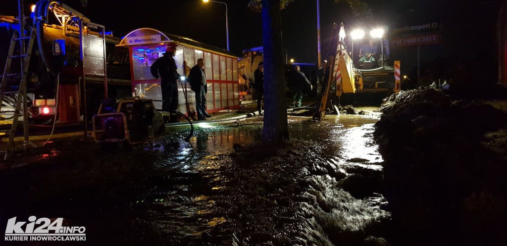 Awaria wodociągu w Inowrocławiu