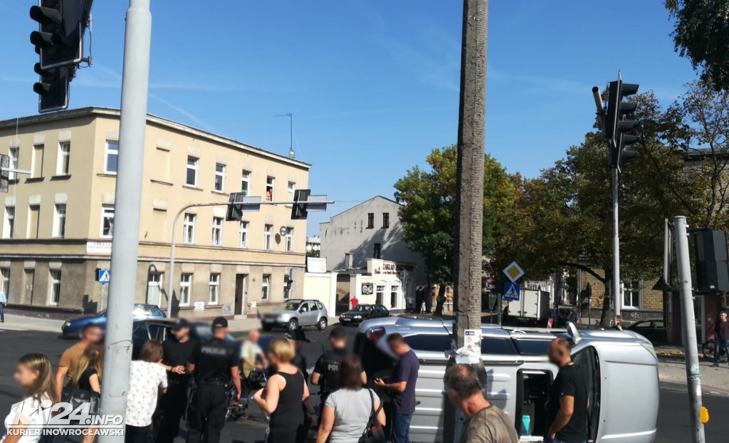 Groźny wypadek na skrzyżowaniu Andrzeja i Św. Ducha
