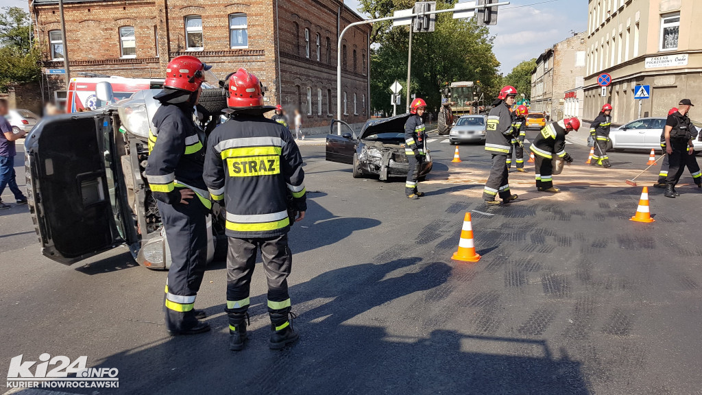 Groźny wypadek na skrzyżowaniu Andrzeja i Św. Ducha