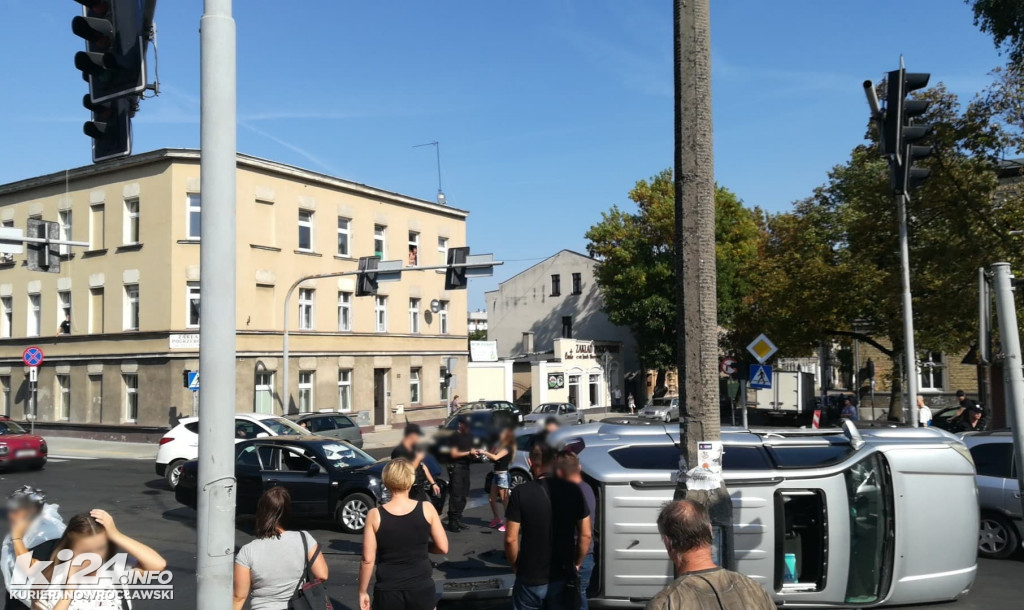 Groźny wypadek na skrzyżowaniu Andrzeja i Św. Ducha