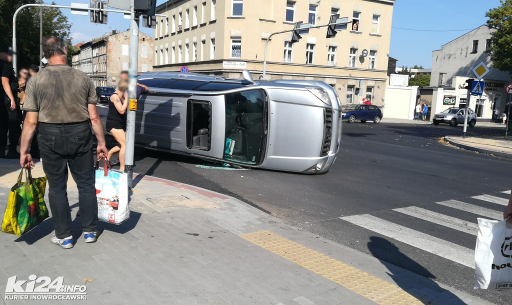 Groźny wypadek na skrzyżowaniu Andrzeja i Św. Ducha