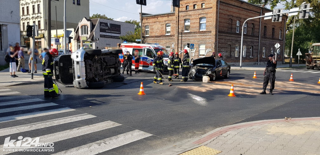 Groźny wypadek na skrzyżowaniu Andrzeja i Św. Ducha