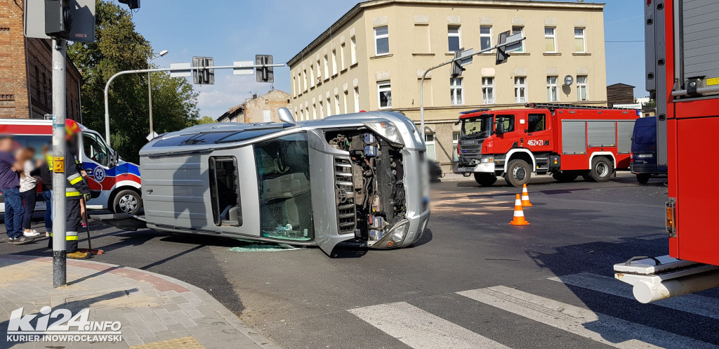 Groźny wypadek na skrzyżowaniu Andrzeja i Św. Ducha