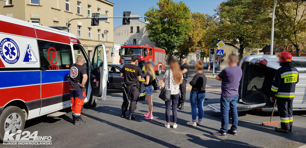 Groźny wypadek na skrzyżowaniu Andrzeja i Św. Ducha