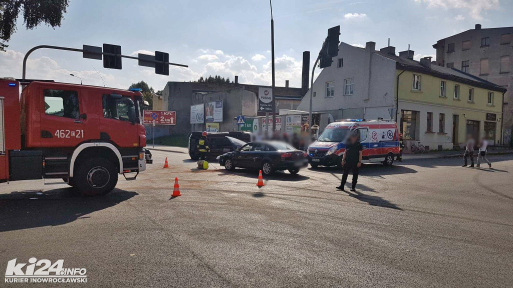 Groźny wypadek na skrzyżowaniu Andrzeja i Św. Ducha