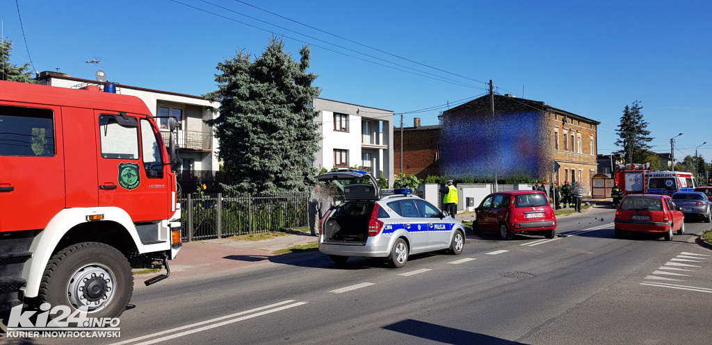 Wypadek motocyklisty na ul. Św. Ducha