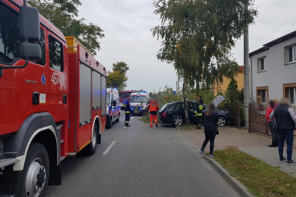 Wypadek na ul. Staropoznańskiej