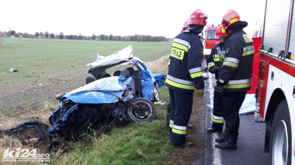Wypadek drogowy w Kołudzie Wielkiej