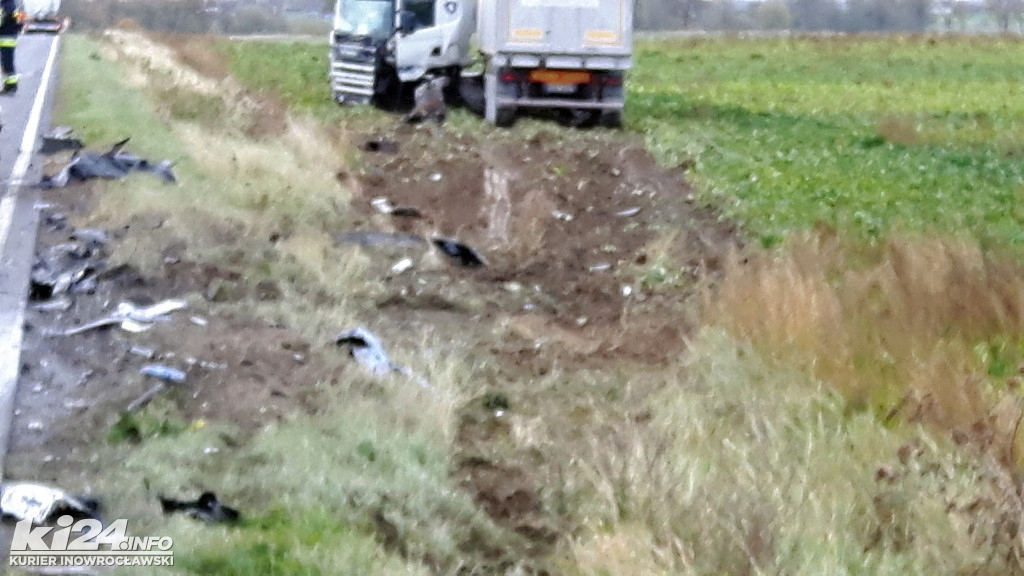 Wypadek drogowy w Kołudzie Wielkiej