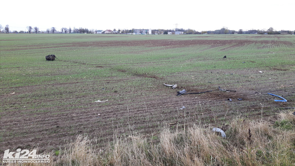 Wypadek drogowy w Kołudzie Wielkiej