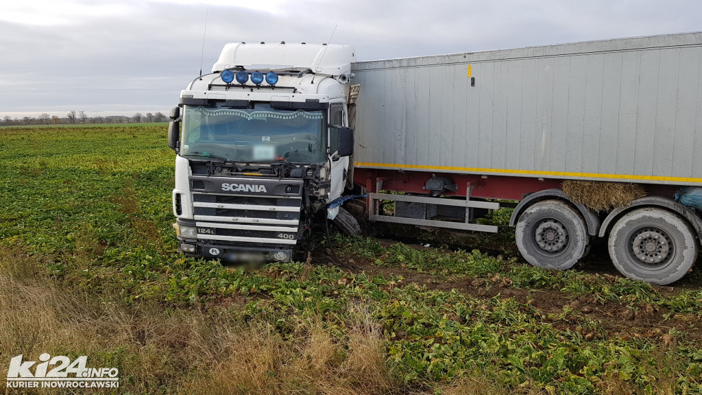 Wypadek drogowy w Kołudzie Wielkiej