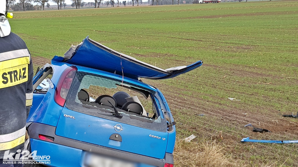 Wypadek drogowy w Kołudzie Wielkiej