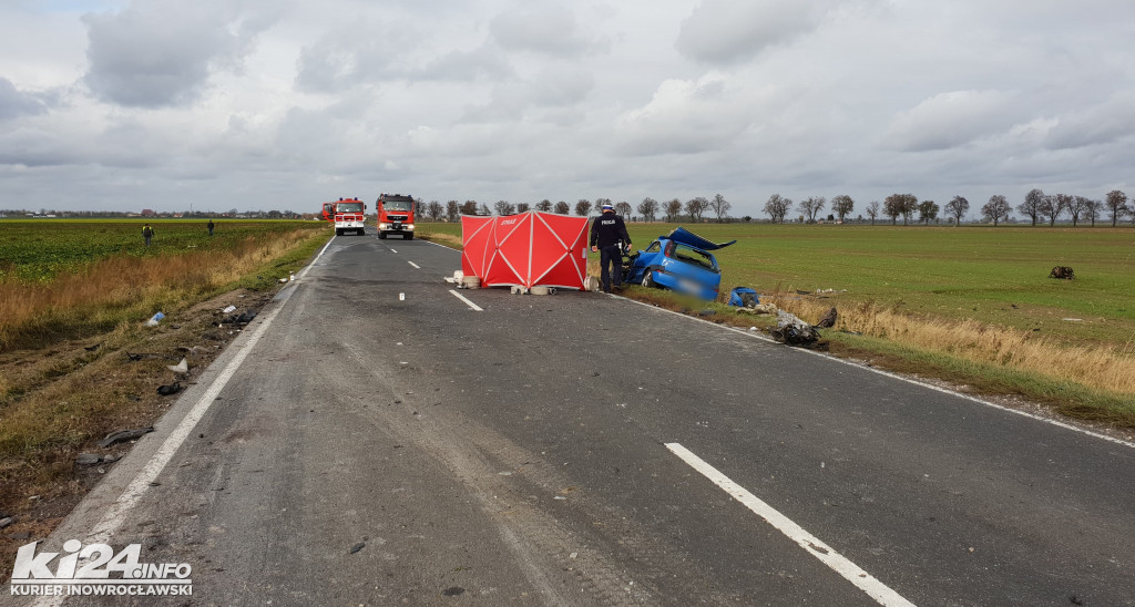 Wypadek drogowy w Kołudzie Wielkiej