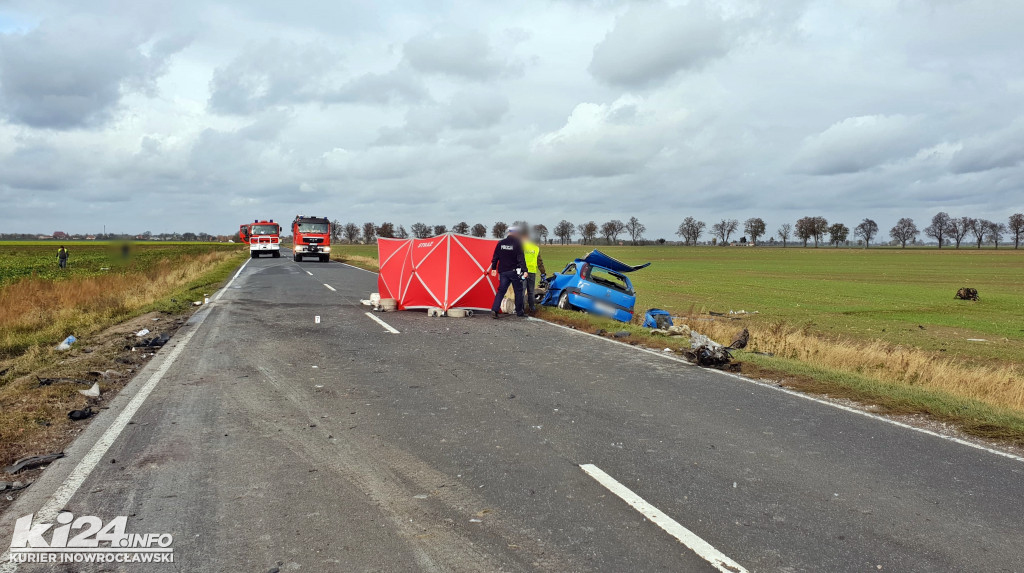 Wypadek drogowy w Kołudzie Wielkiej