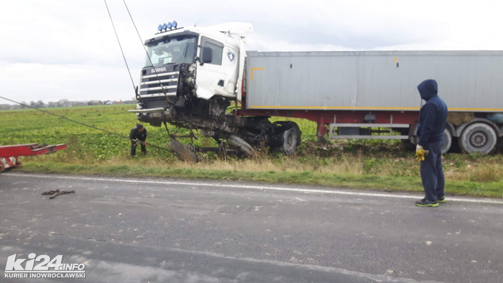 Wypadek drogowy w Kołudzie Wielkiej