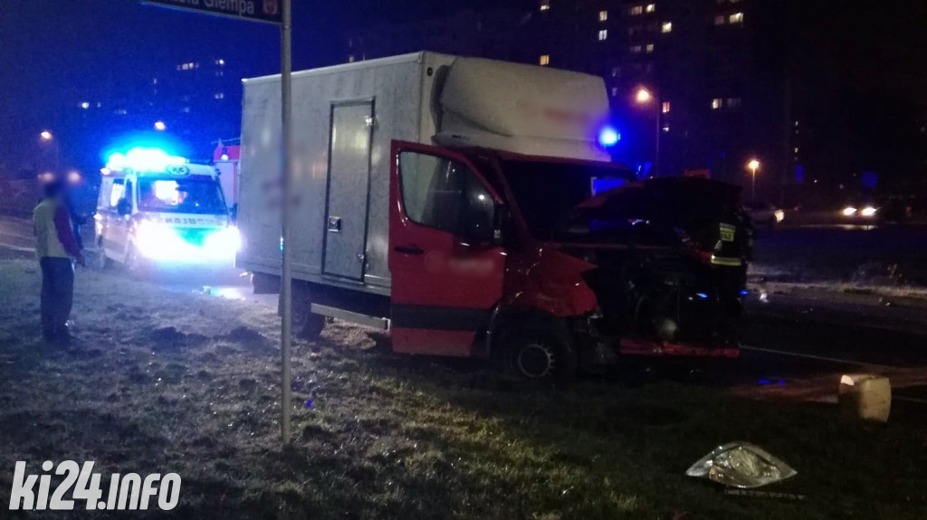 Wypadek na rąbińskim skrzyżowaniu