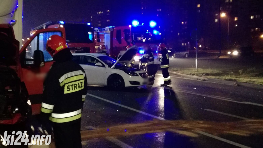 Wypadek na rąbińskim skrzyżowaniu
