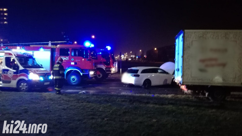 Wypadek na rąbińskim skrzyżowaniu