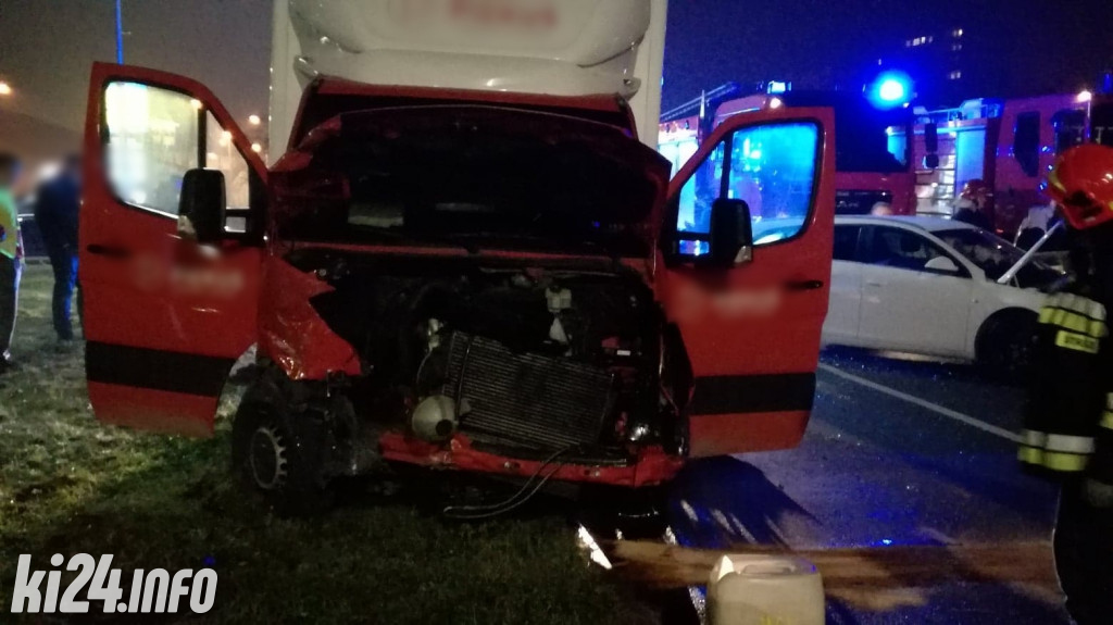 Wypadek na rąbińskim skrzyżowaniu