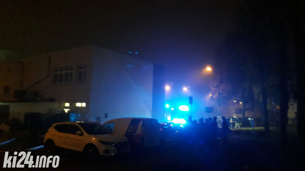 Pożar w markecie na osiedlu Piastowskim