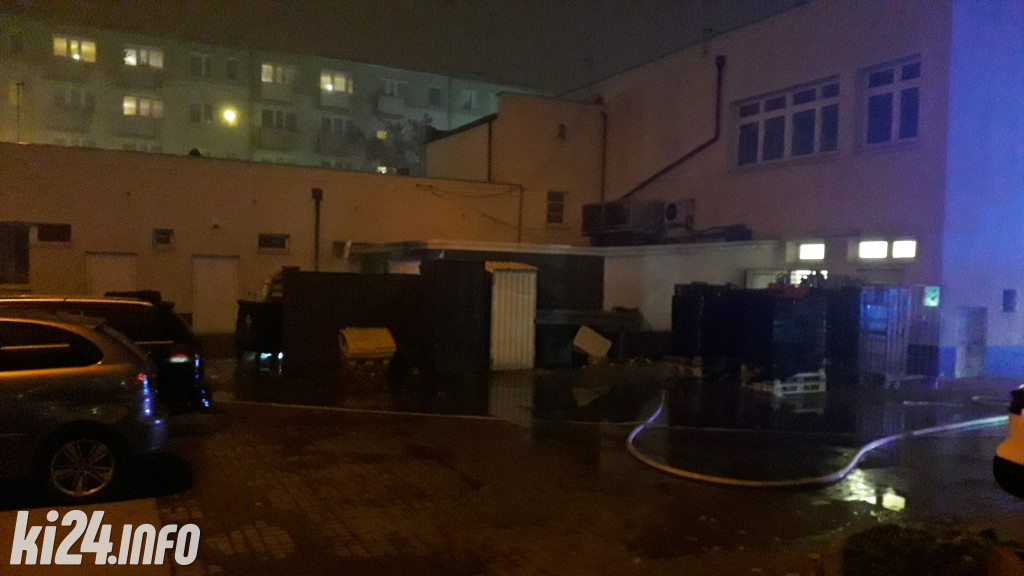Pożar w markecie na osiedlu Piastowskim