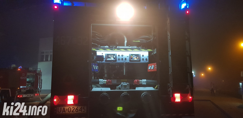 Pożar w markecie na osiedlu Piastowskim