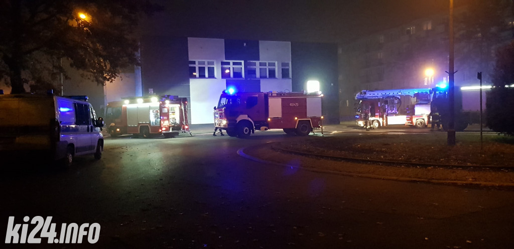 Pożar w markecie na osiedlu Piastowskim