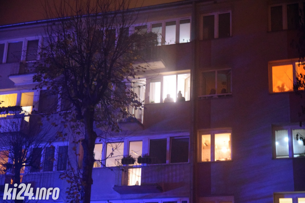 Pożar w markecie na osiedlu Piastowskim